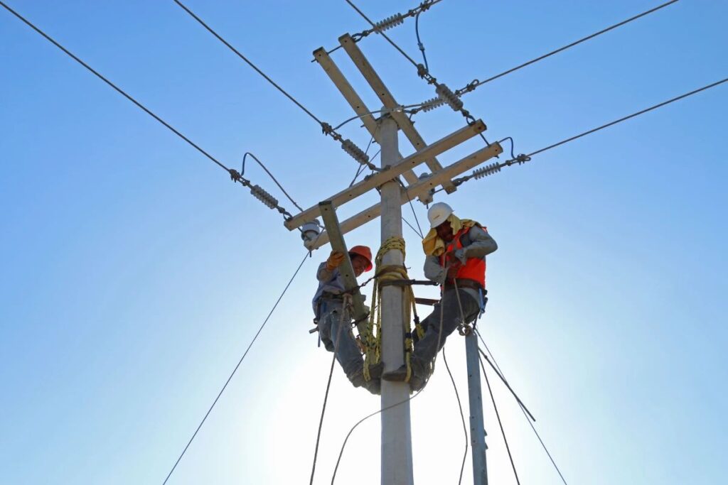 Distribución de red eléctrica