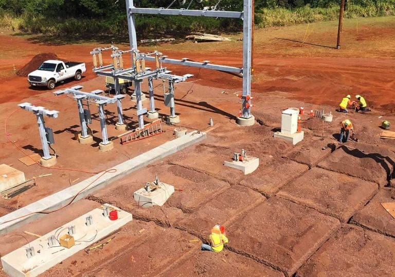 Instalación de sistema de puesta a tierra