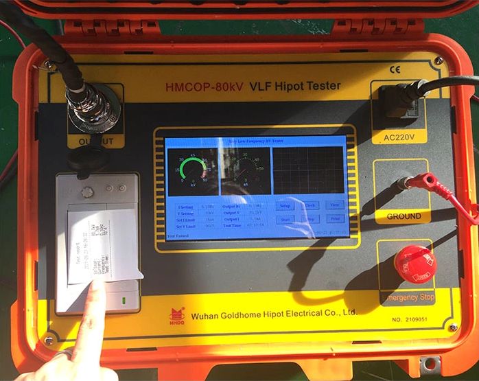 Prueba VLF con tester